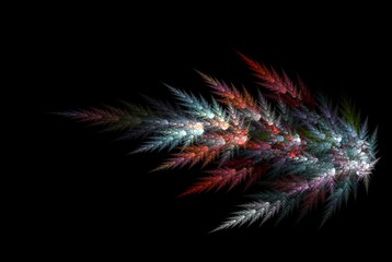 Poster - Computer generated fractal pattern and shape