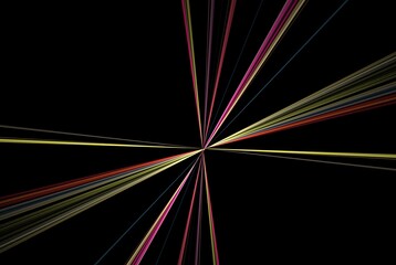 Poster - Computer generated fractal pattern and shape