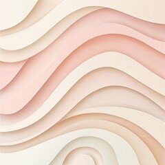 Poster - Serene Gradient Abstract with Delicate Textured Overlay in Soft Pastel Hues of Pink and Beige  Simple Minimalist and Sophisticated Design for Modern and Contemporary Aesthetics