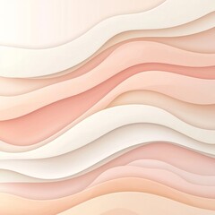 Poster - Serene and sophisticated abstract background featuring a gradient blend of gentle beige and soft pink hues with an overlaying delicate textural pattern for a tactile modern aesthetic
