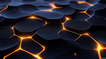 Poster - dark indigo with subtle glowing molecular mesh tiny interconnected polygons softly illuminated, prov