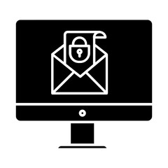 Fototapete - Password icon vector. protection illustration sign. security symbol or logo.