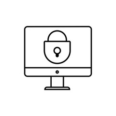 Fototapete - Password icon vector. protection illustration sign. security symbol or logo.