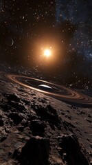 Wall Mural - Cosmic Rings: A Planetary Panorama