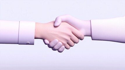 Poster - 3D Rendering of Handshake Between Realistic Human and Robotic Hand