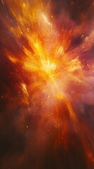 Wall Mural - explosion of colorful powders under dramatic light, textured dynamic background, symbolic representa