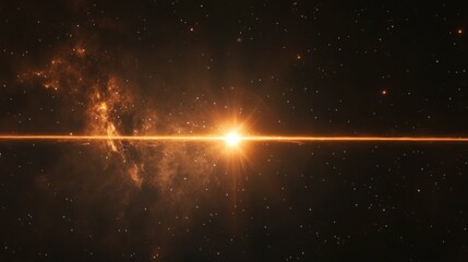 Wall Mural - bright pulsar spinning rapidly, sending beams of light across the cosmos