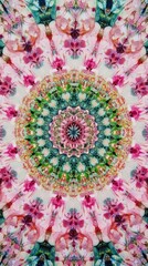 Poster - Kaleidoscopic Mandala: A Symphony of Colors and Symmetry