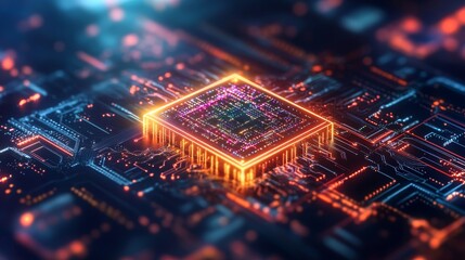Poster - AI-driven crypto insurance platform backed by government in a vibrant digital space