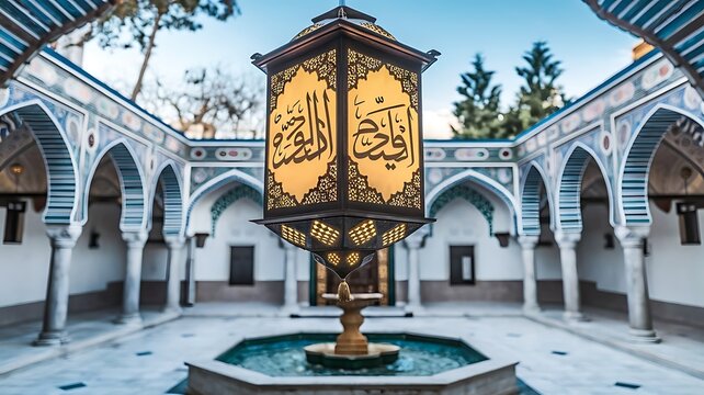 Eid mubarak islamic greetings background