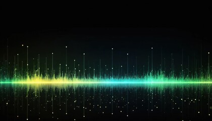 Poster - Abstract Audio Waveform Visualization:  A Symphony of Light and Sound