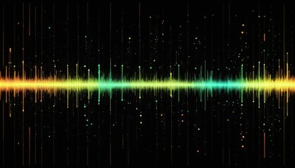 Poster - Vibrant Audio Spectrum Visualization: A Symphony of Light and Sound