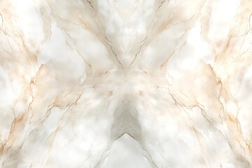 Poster - Textured marble background featuring soft beige and white tones with subtle veining patterns. Generative AI
