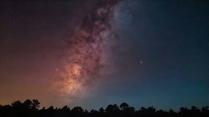 Abstract cloudscape of swirling white smoke against a dark night sky, reminiscent of a celestial explosion