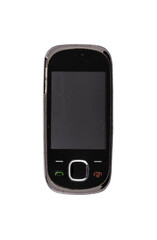 Wall Mural - Retro mobile phone with a classic button design on a transparent background. The high resolution and transparent background make it perfect for use in advertising, illustrations, and design projects.
