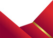 © Garner - Modern Red Gold Corner Border