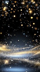 Poster - futuristic technology concept showcasing planet earth connected by glowing fiber optics in a dark co