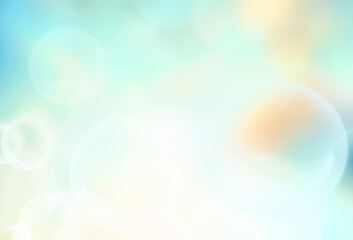 Wall Mural - Blue abstract background blur with bokeh