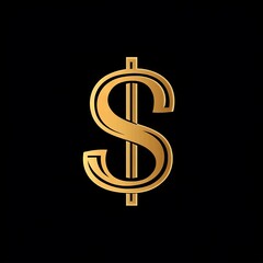 Wall Mural - Dollar logo on isolated background