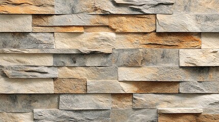 Poster - Modern stone cladding creating a textured wall background