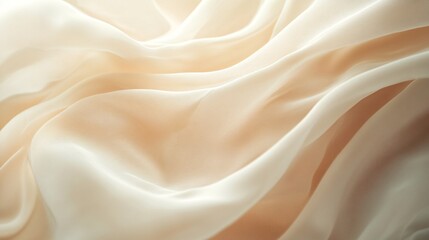 Poster - Smooth elegant golden silk or satin luxury cloth texture can use as wedding background