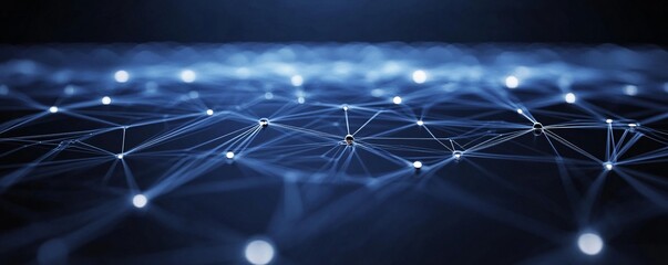 Aufkleber - Network representing global communications and data flowing