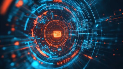Abstract technology communication design innovation concept background