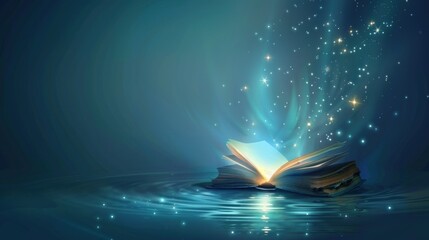 Poster - Magical Open Book