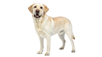 labrador retriever isolated on transparent background