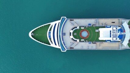 Wall Mural - cruise ship, cruise liners beautiful white cruise ship above luxury cruise in the ocean sea concept 