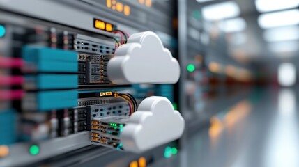 Poster - Dynamic Cloud Server Architecture Featuring Multiple Servers Interconnected in an Innovative and Efficient Data Center Setup