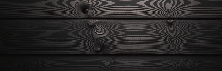 Poster - A Dark Wood Background Features A Texture Resembling Old Planks With Visible Knots And Grain, Suitable For Banners And Signage. 00001