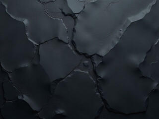 Poster - A Dark Black Slate Texture Serves As A Background For A Banner Created Using Artificial Intelligence Generative Capabilities. 00003