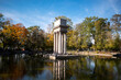 © aerrant - Mausoleum of General Józef Bem - tomb of National hero located in Strzelecki Park. Rectangular sarcophagus based on six Corinthian columns, above ground on island in pond. Tarnów, Poland.