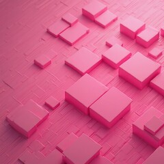 Poster - Pink Glossy Abstract Wall Background