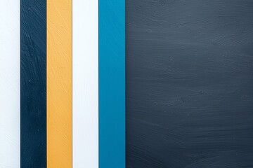 Poster - Modern minimalist abstract background with colorful vertical stripes on textured dark surface. Ideal for design, presentations, and creative concepts.