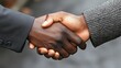 © melvilsky - Mutual agreement is reached through a handshake between two individuals in a professional setting