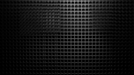 Metallic background with perforation of round holes. Black metal texture with round holes, Panorama of White steel mesh screen pattern and seamless background
