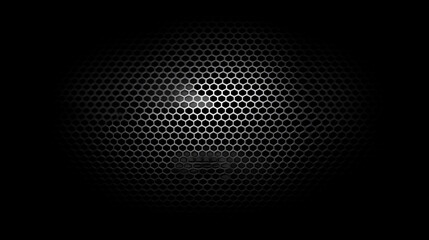 Poster -  Grunge Rough Black Distressed Film Noise Grain Overlay Brick wall painted as black background texture