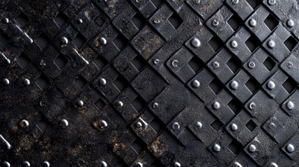 Poster - abstract black and white background