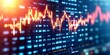 © Yan - A digital stock market chart displaying fluctuating prices with candlestick patterns and numerical data on a screen. Concept Stock Market Analysis, Candlestick Patterns, Digital Charting Tools