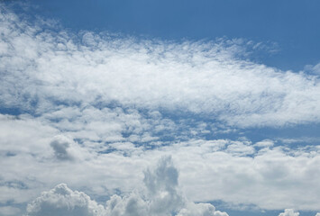 Wall Mural - Amazing clouds in blue sky