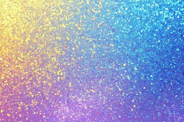 Poster - This captivating blend of shimmering blue, sunny yellow, and delicate lilac creates an iridescent texture that enhances vibrancy and elegance in creative projects, making them truly stand out
