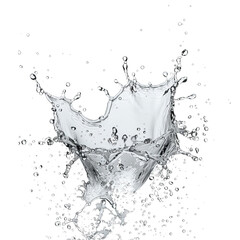 Canvas Print - high-speed water splash capture studio setting photography dynamic environment close-up view