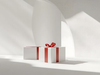 gift box with ribbon