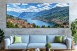 © hello - Serene Lake Como Panorama: A Vibrant Italian Lakeside Village