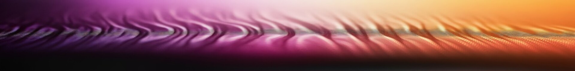 Leinwandbilder - Vibrant colors create fluid wave patterns that flow elegantly, evoking a sense of tranquility and movement against a backdrop of soft light