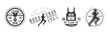 © topvectors - Marathon and Run Club Logo and Monochrome Label Vector Set