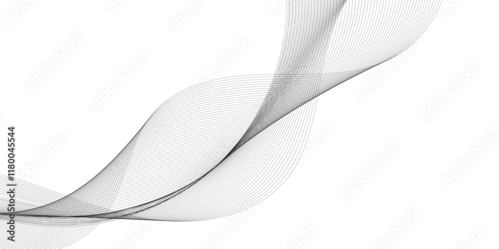 Gray and white abstract background with flowing particles. white paper ...