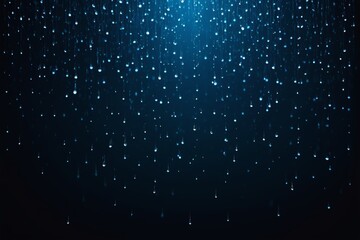 Wall Mural - a close up of a blue background with rain falling down